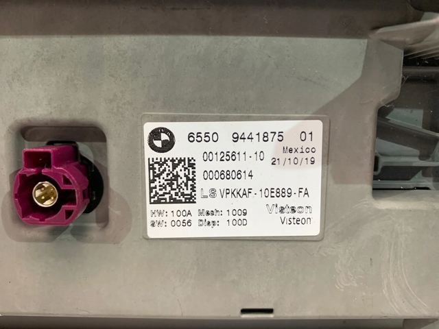  BMW 65509441875