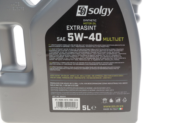 Масло автомобильное Solgy 504010 цена, от 32.84 USD