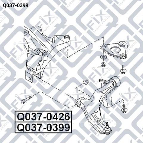 Передний нижний рычаг Q-fix Q0370399