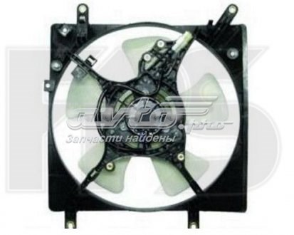 Диффузор радиатора кондиционера, в сборе с крыльчаткой и мотором FPS FP48W249