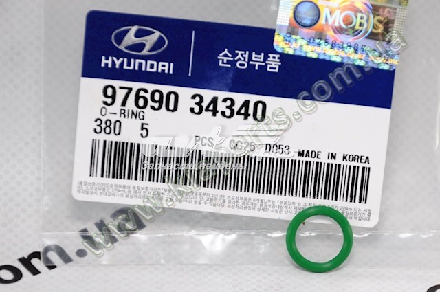 Кольцо уплотнительное шланга компрессора обратного Hyundai/Kia 9769034340