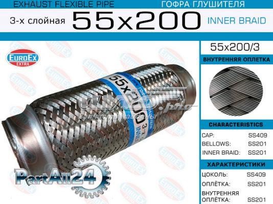 Гофра глушителя Euroex 55X2003