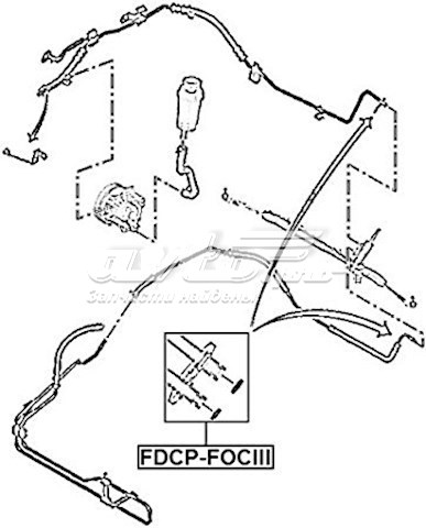 Уплотнительное кольцо штуцеров рулевой рейки Ford 1474287