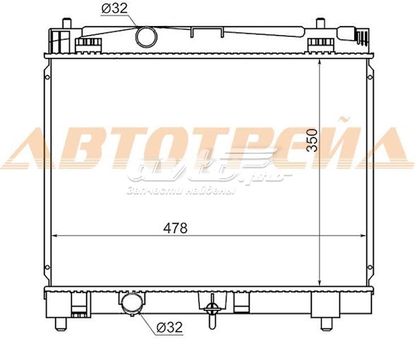 Радиатор TY000W901KR SAT