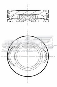 Кольца поршневые STD. MAHLE 640RS101010N0