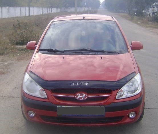 Спойлер на капот на Hyundai Getz  
