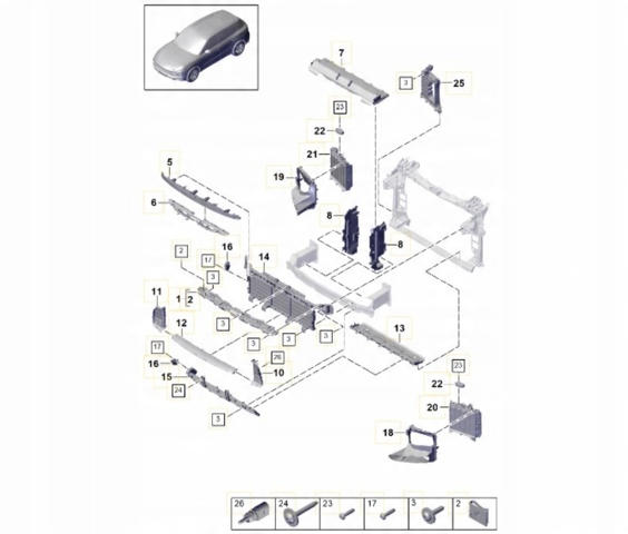 Купить 9Y0122355EOK1 Porsche 