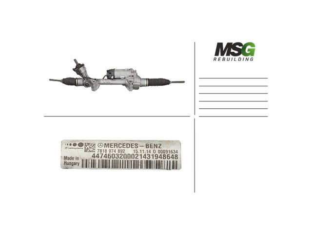 Рулевая рейка ME405NLF0R MSG Rebuilding