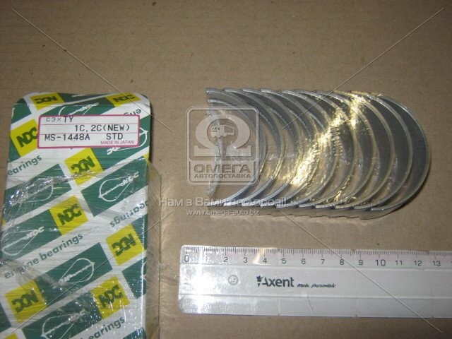 Купить MS1448ASTD Kolbenschmidt Вкладыши коленвала, коренные, комплект, стандарт (STD)