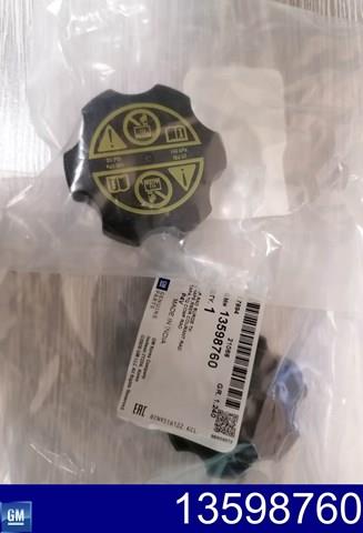 13598760 General Motors крышка (пробка расширительного бачка)