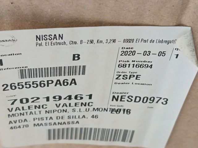 265556PA6A Nissan/Infiniti 