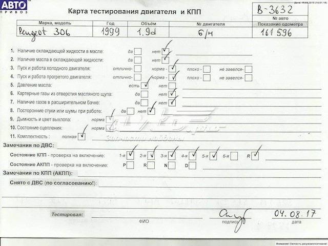 ДВС в сборе Fiat Scudo COMBINATO универсал (220P) (1996 - 2006) цена, от 270.77 USD