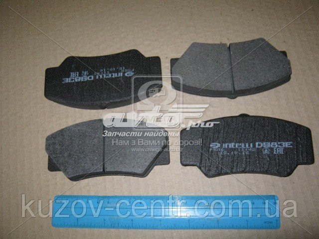 Колодки тормозные передние дисковые DAFMI D983E