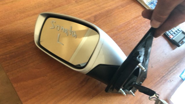 Зеркало заднего вида, левое Hyundai/Kia 876103S070 цена, от 114.56 USD