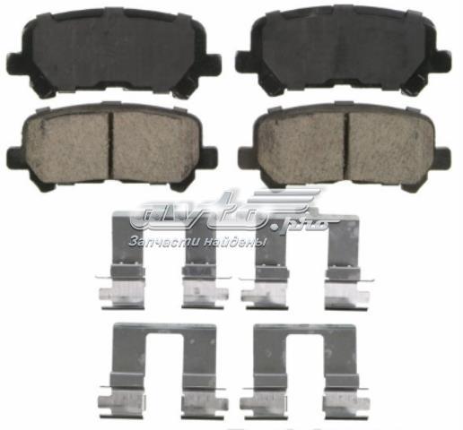 Купить ZD1281 Wagner Колодки тормозные задние, дисковые
