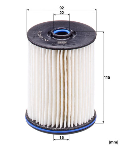 Топливный фильтр PU100271Z Mann-Filter