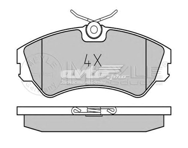 Тормозные колодки Meyle 252012419