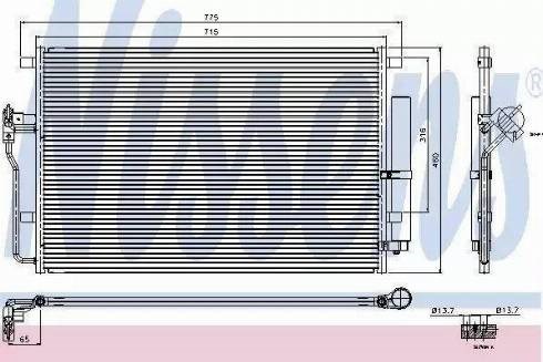 Конденсатор кондиционера Koyorad CD410619 цена, от 102.83 USD