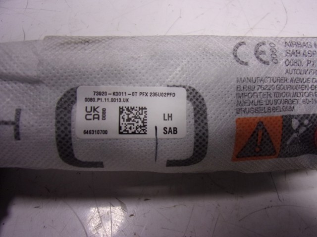 Подушка Айрбег спинки сидения левого Toyota 73920K0011 цена, от  USD