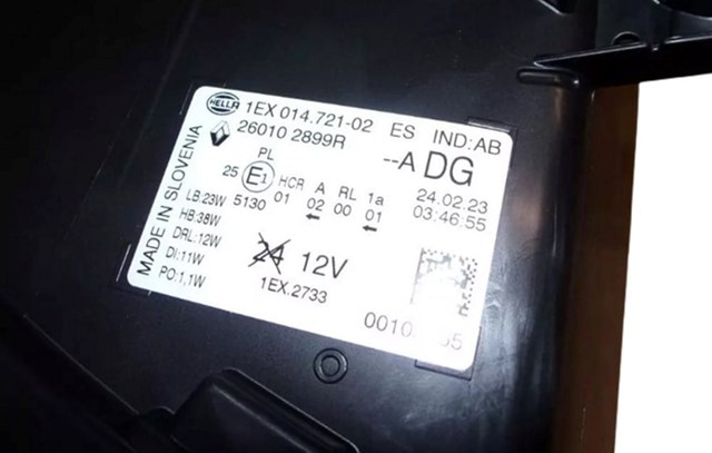 Купить 260102899R Renault (RVI) Фара основная правая