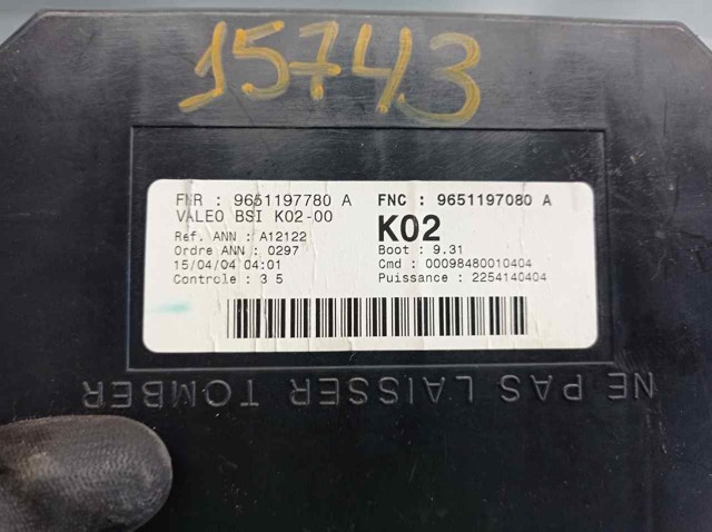 Купить 9651197780 Peugeot/Citroen 