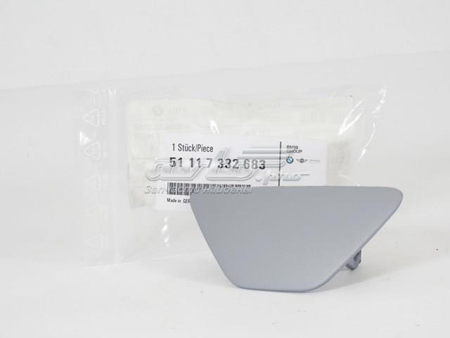 51117332683 BMW placa sobreposta do injetor de fluido para lavador da luz dianteira