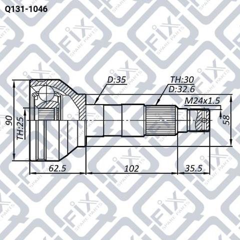 Граната колесная Q-fix Q1311046 цена, от 27.52 USD
