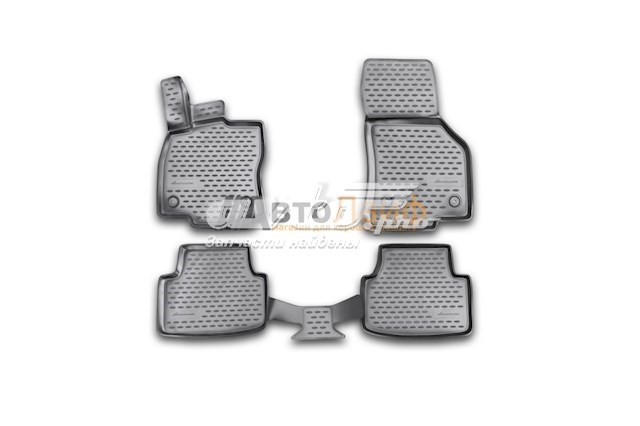 Tapetes dianteiros + traseiros, kit Dacia Logan II