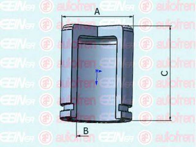 Поршень тормозного суппорта переднего  AUTOFREN D025546