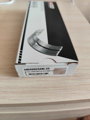 Вкладыши коленвала коренные, комплект, 1-й ремонт (+0,25) MB5880SM025 King
