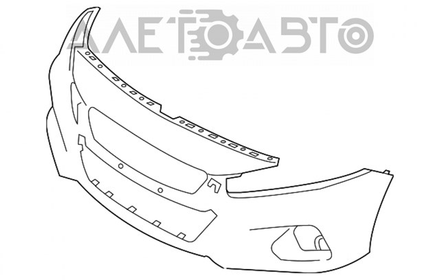Бампер на авто FPS FP5063900 цена, от 69.21 USD
