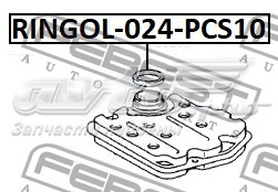 Anillo obturador, filtro de transmisión automática RINGOL024PCS10 FEBEST