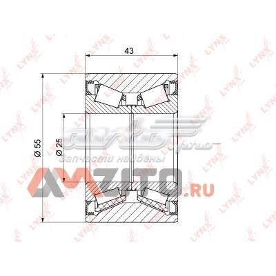 Подшипник задней ступицы WB1298 Lynxauto