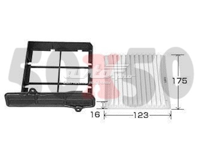  Фильтр салона Daihatsu YRV 