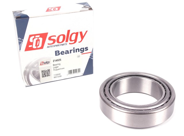 Подшипник ступицы задней, наружный Solgy 214025