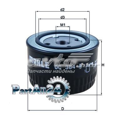 OC384A Mahle Original Масляный фильтр двигателя