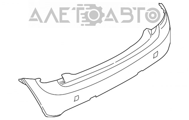 Задний бампер 51127380009 BMW