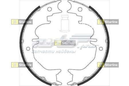 Тормозные колодки стояночного тормоза Starline BC08850 цена, от 23.73 USD