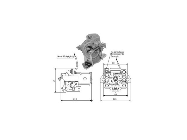 ZM1691 ZM relê retrator do motor de arranco