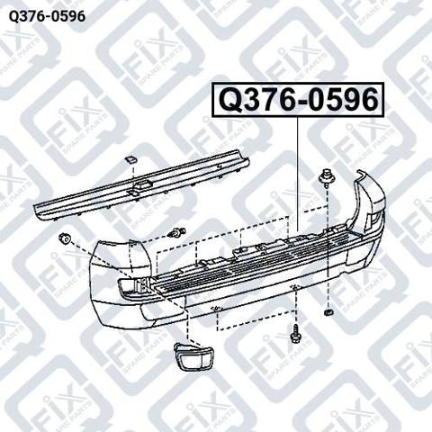 Купить Q3760596 Q-fix Задний бампер