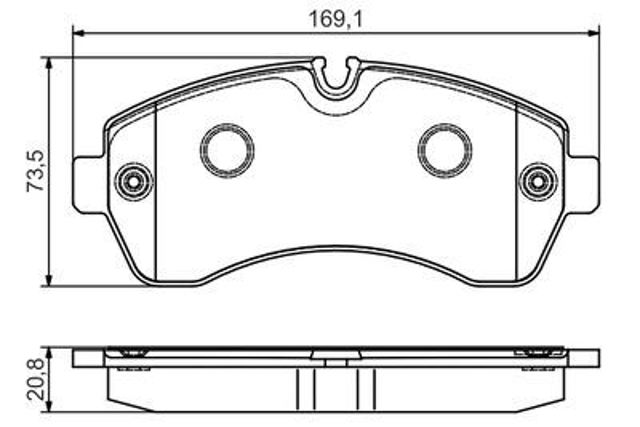 Колодки Bosch 986495107 цена, от 27.62 USD
