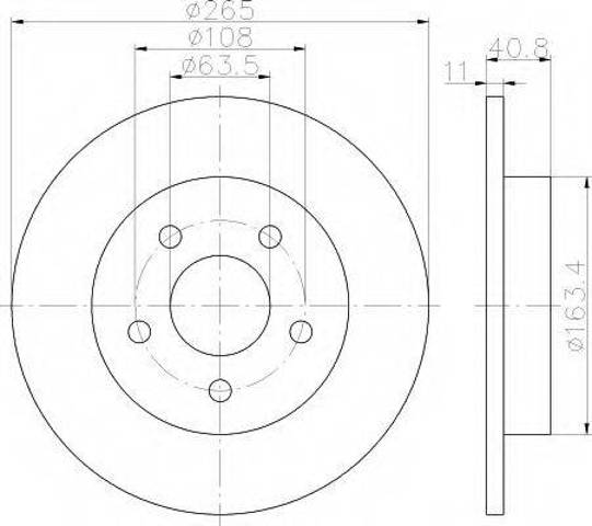Задний тормозной диск Bosch 986479169 цена, от 29.61 USD