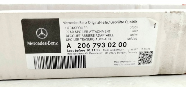 Купить A2067930200 Mercedes 