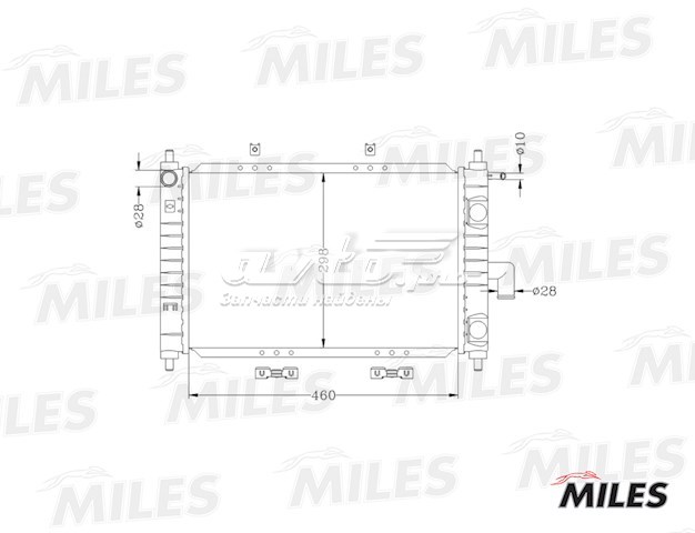 Радиатор ACRM008 Miles
