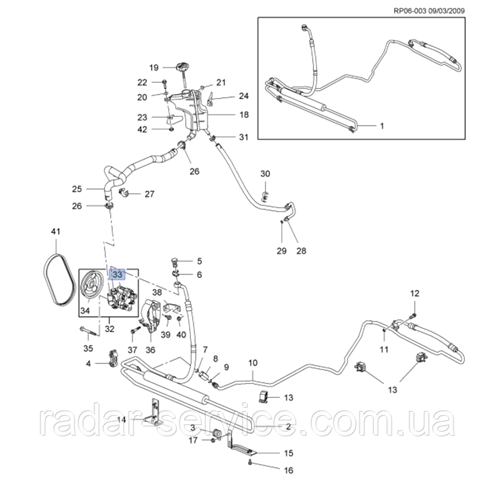 Насос ГУР 13260970 General Motors