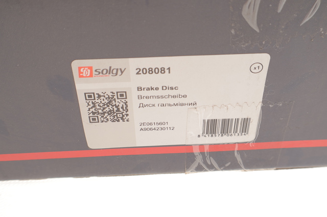 208081 Solgy Дисковый тормоз