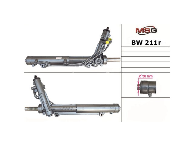 Реечный рулевой механизм MSG Rebuilding BW211R цена, от 329.13 USD