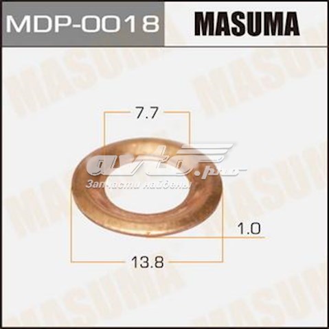 Кольцо (шайба) форсунки инжектора посадочное Masuma MDP0018