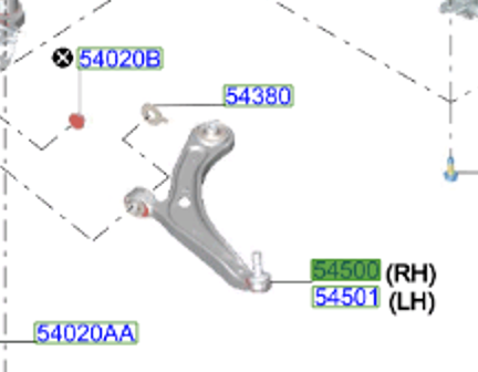  545005MR0A Nissan