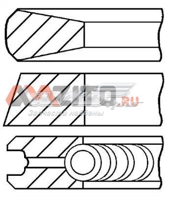 Кольца поршневые STD на 1 цилиндр Goetze 0832550000 цена, от 20.78 USD